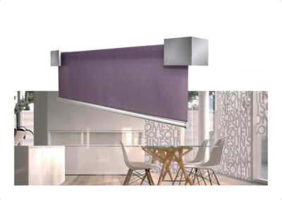 Solid color blackout roller blinds