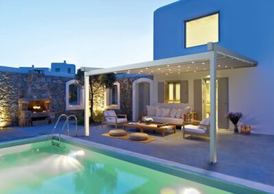 Outdoor fabric with LED lighting